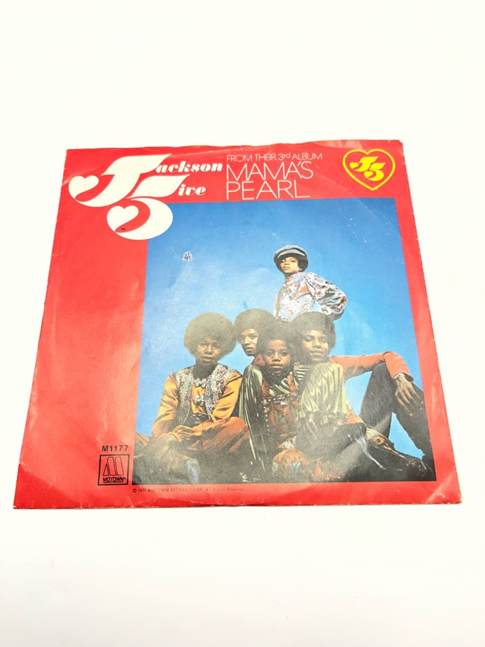 Jackson 5 Mama's Pearl Vintage Red Album Cover Art Print